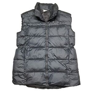 Columbia Puffer Vest Jacket Mens Sz XL Sleeveless Coat Full Zip Mock Neck Pocket